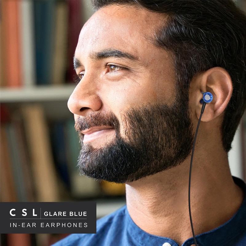 CSL In-Ear Headphones with Power Bass, 3.5 mm Jack, 1.2