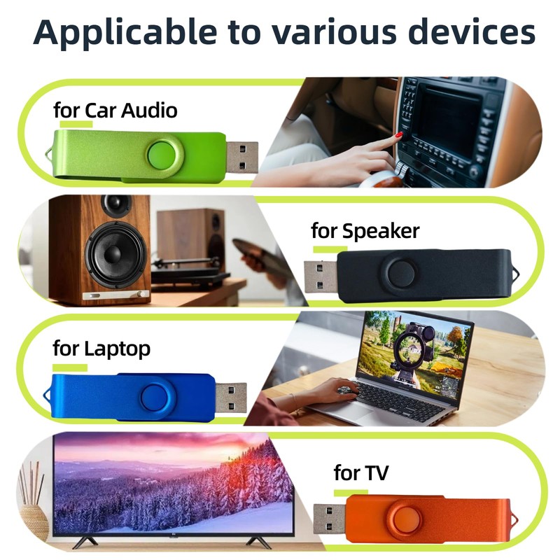 USB Stick 16 GB Pack of 10 Multicoloured USB 2.0