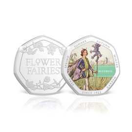 Limited Edition Flower Fairies Silver Colour Coins Spring Collector Volume 1