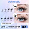 Melearch Lash Extension Kit, 228PCS DIY Lash Clusters Eyelash Extension
