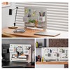 PEGZONE Clamp-on Desk Pegboard, Desk Accessories for Office Gaming Home,