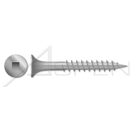(3500 pcs) #7 X 2, Deck Screws, Bugle Square Drive, Coarse Thread, Sharp Point, Steel, Dacrotized Finish