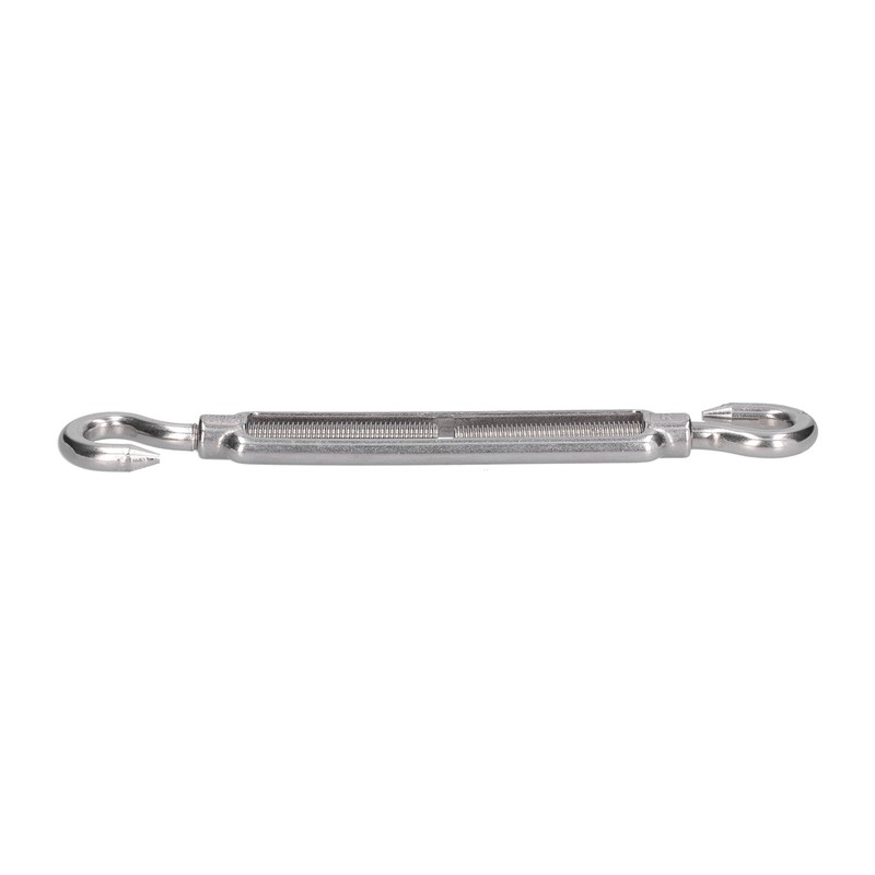 5Pcs Turnbuckle Hook and Hook Wire Rope Tension 304 Stainless