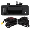 LUJUNTEC Tailgate Handle Bezel w/Fixed Backup Camera - Replacement for