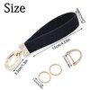 Quprofa Quprofa Scalable Wristlet Keychain,Cool Stretchy Lanyard Strap with Metal