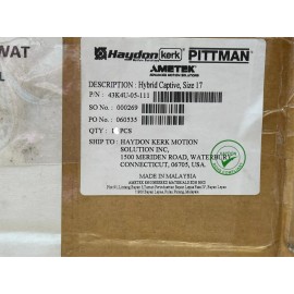 Pittman Ametek Ametek Haydon 43K4U-05-111 Hybrid Captive Size 17 43mm Linear Actuator Motor