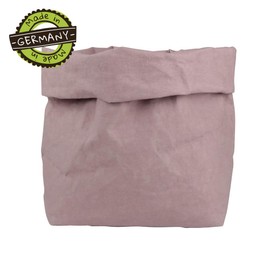 BIOZOYG Krempelbox Stuff Size Sustainable All-Purpose Basket Made of Washable Paper 0.55 cm Thick I Storage Basket for Bathroom Children's Room etc. I Gift Bag Plants Planter Berry