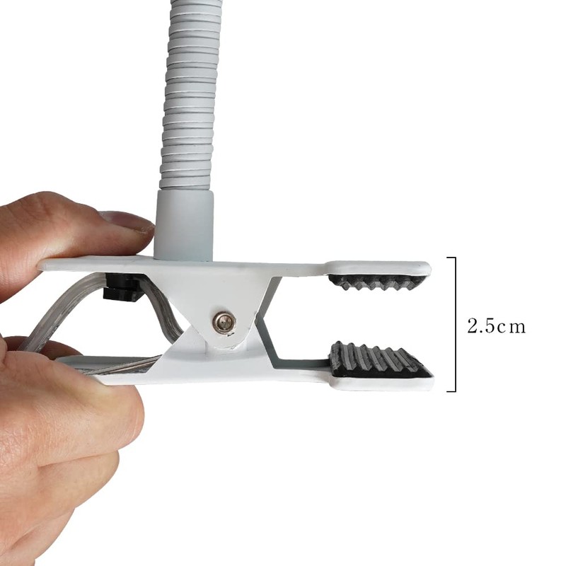 Clip Light Stainless Steel Base E26 LED Desk Stand Desk