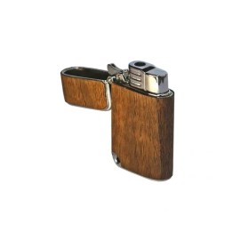 BRIZARD & CO NANO SERIES 2 CIGAR TORCH LIGHTER CURLY WALNUT WOOD BROWN MSRP $89