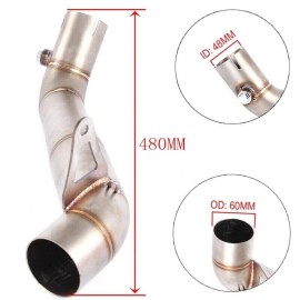 moto-decal Muffler Exhaust System For CBR CBR1000RR 2008-2016 Mid Link Pipe Tips Slip-On