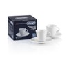 De'Longhi DLSC308 Espresso Coffee Cups for Espresso, Dopio, 2 Pieces,