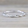Wenbin Sterling Silver Twist Ring for Women - 925 Sterling