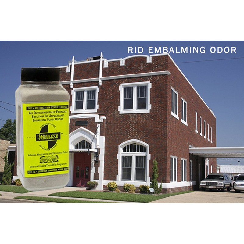 SMELLEZE Natural Embalming Smell Removal Deodorizer: 2 lb. Powder Rids