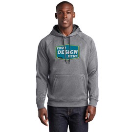 General Tag Custom Tech Fleece Hooded Sweatshirt - Pill- Resistant with Graphite Mesh Hood Lining and Athletic Design