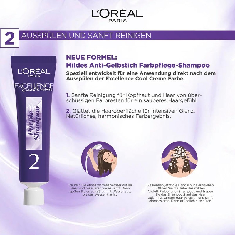 L'Oréal Paris Permanent Hair Colour, Ultra Cool Colour Result, 100%