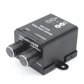 Lyaciomn Auto Car Remote Amplifier Subwoofer Car Audio Equalizer Crossover Bass Controller Bass Equalizer Controller 4 RCA, 500365303