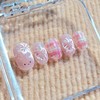 Fireworks Bunny [Handmade Nail Tips] - Round / 불꽃놀이버니[수제네일팁] -