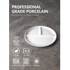 Sweese Portion Control Plates Set of 2, 9 Inch Divided