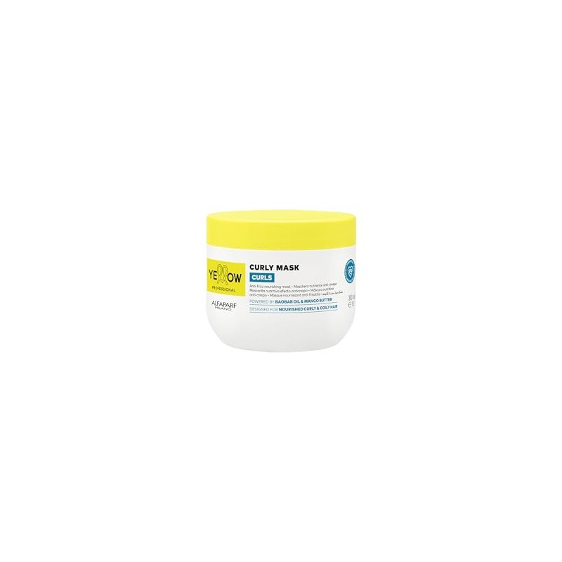 YELLOW PROFESSIONAL CURLS CURLY MASK 300 ml Mascarilla nutritiva efecto