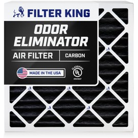 Filter King 20x25x4 Air Filter (MERV 8) (2-Pack) Dust & Allergy Control AC Furnace Filters, MADE IN USA, HVAC, Pleated, Electrostatic (Actual Size: 19.5 x 24.5 x 3.75)