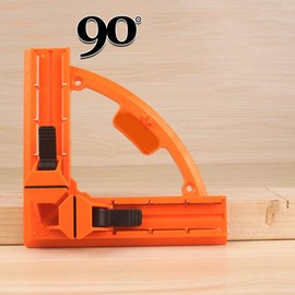 ANCLLO Right Angle Clamp, 90 Degree Corner Clamp, Woodworking Positioning Glass Aquarium Drawer Picture Frame Quick Clip Carpenter Tool