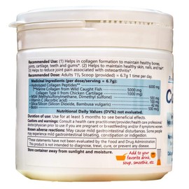 TruPure Multi Collagen Peptide Powder - Advanced Formula with Marine Collagen, Chicken Collagen Type II, plus MSM, Vitamin C, Silica, and Biotin - Comprehensive Collagen Support for Skin, Hair, Nails, Muscles, Joints, and Connective Tissue - 200g Jar, 30