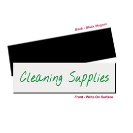 Write-On Magnetic Rack/Shelf Labels 6 x 2-10/Pk - Made in The USA!