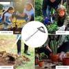 QUINTRA Grass Hoe Shaped Hollow Curved Small Hoe Household Garden