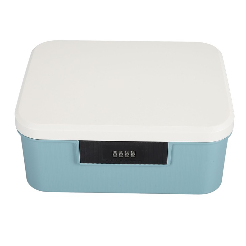 9L Capacity Lockable Storage Trunk for Files Document Organizer Double
