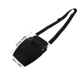 Healeved Hair Stylist Tool Bag Barber Accessory Organizer Salon Tool Kit Large Capacity Hairdressing Bag Pockets Faux Leather Shear Holder