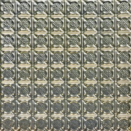 Shanko SKPC234-gn-12x12-D-SAM Chain Mail Stamped Metal Lay-in Sample, Gold Nugget