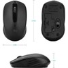 Rii [2-Pack] Maus kabellos, 2.4G Funkmaus Für Links und Rechtshänder,