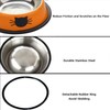 FANWINKJ 2 Pieces Stainless Steel Cat Bowl Set, Non-Slip Feeding