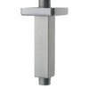 DEOLER Brushed Nickel Shower Arm with Flange, Square, 4 Inch,