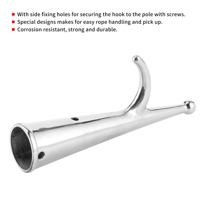 316 Stainless Steel Hook Replacement 1.3in Inner Diameter for Lifeboat