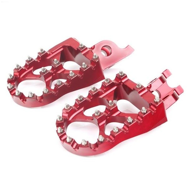 Offroad-Trittbretter Accossato Rote in Ergal 7075 für GASGAS EC Six