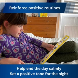 Autism Supplies And Developments EN-PM Kunststoff Visuelle Abendroutine, blau, S