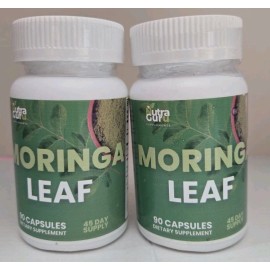 Nutra Guru Moringa Leaf Supplement – 180 Capsules  (2 Bottles of 90) 1000mg