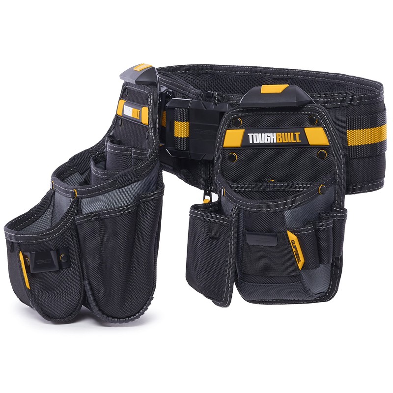 ToughBuilt ClipTech Series – 3-Piece Handyman Tool Belt Set, Modular
