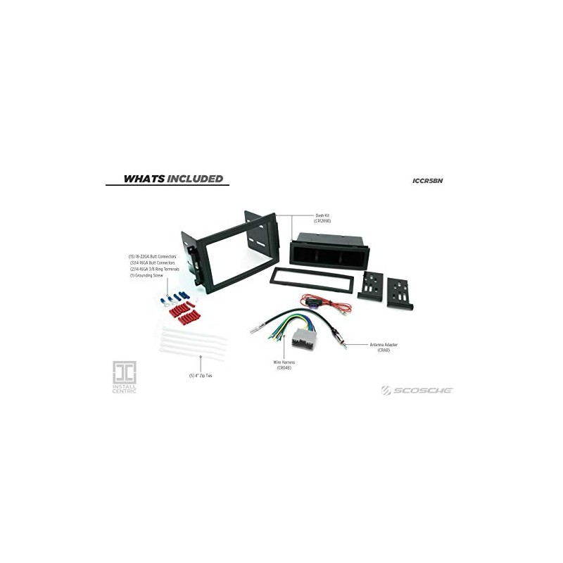 BOSS Audio Systems Dash Kit for CHRY 2005-09 with Navigation