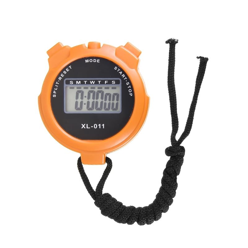 Digital Handheld Sports Stopwatch, Outdoor Multi-Function Digital Timer, Split/single Lap