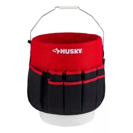 Husky Porta Herramientas Husky Para Cubeta 5 Galones Con 30 Bolsas