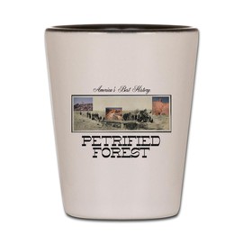 CafePress Petrified Forest Unique and Funny Shot Glass