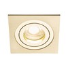 InLight INL-38617-POLBRS Pasto Tilt Downlight, IP20, Satin Brass, Square, Single