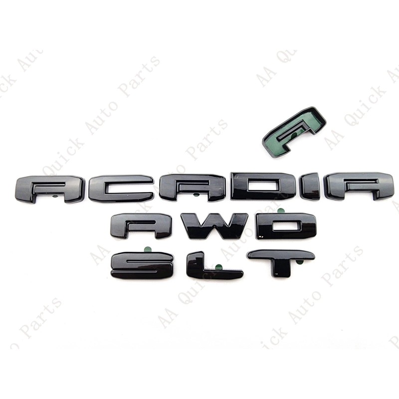 GMC 6P Gloss Black Door Rear Tailgate Acadia SLT AWD