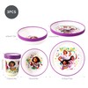 Encanto 3pcs Bicolor Premium Kids Dinner Tableware Set Plate, Bowl