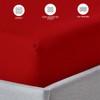 Buymax® Fitted Sheet 140 x 200 cm Cotton 100% Jersey