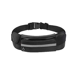 DQST Cangurera Deportiva, Bolsa Deportiva con Cinturón Elastic | Bolsillos de Auricular y Llaves, Riñoneras Deportivas de Hombres y Mujeres para Corre