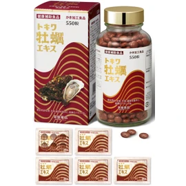 JHFA Standard Chemical Oyster Meat Extract, Tokiwa, Oyster Extract, Zinc Blend, 550 Tablets + 30 Tablets Included