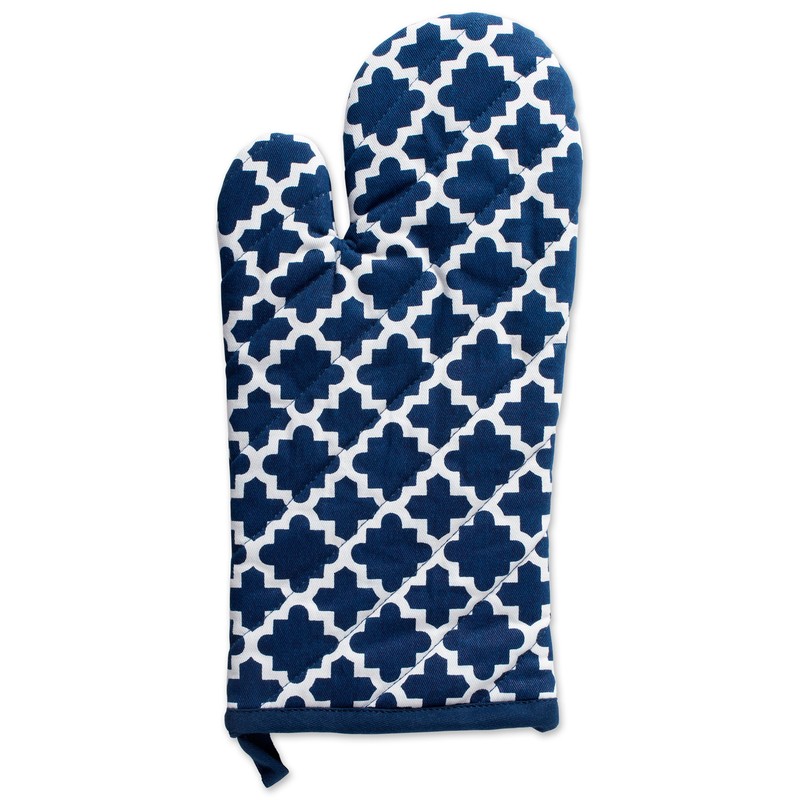 DII Lattice Basics Collection Kitchen Essentials, Oven Mitt Set, Nautical